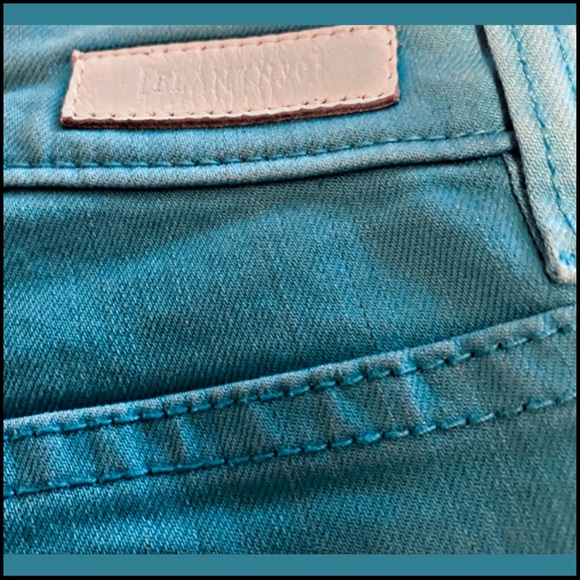 BLANKNYC TURQUOISE CUT- OFF SHORTS 25 - Picture 11 of 11